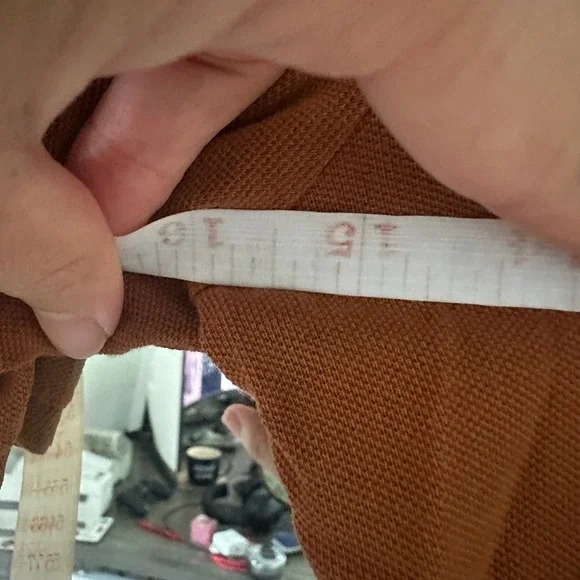 Everlane Organic Cotton Pique Short Sleeve Polo Shirt Casual Burnt Orange XS - Picture 6 of 7
